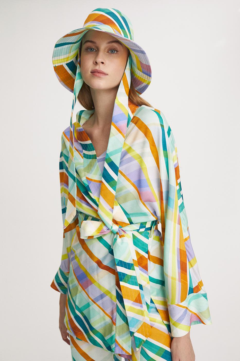 Bayan ÇOK RENKLİ Graces Çok Renkli Kadın  Kimono