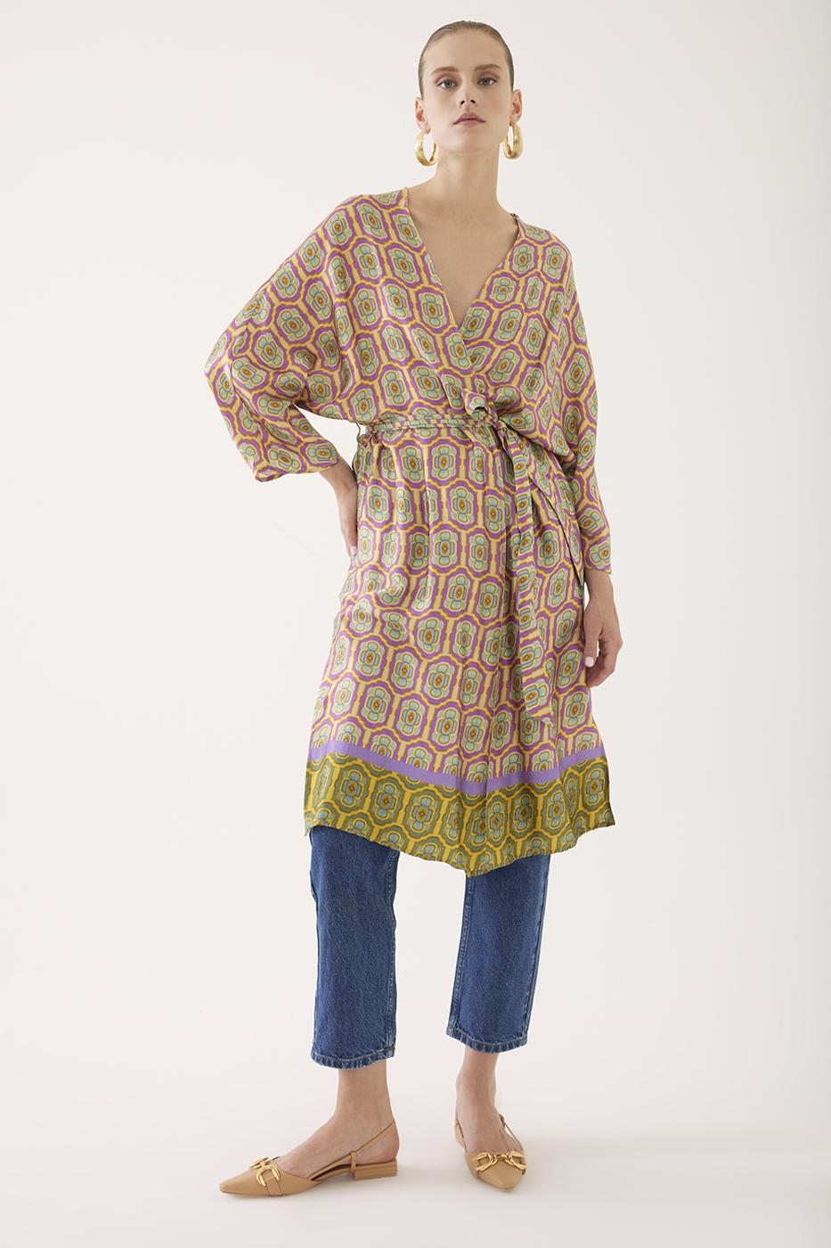 Bayan ÇOK RENKLİ Beauty Çok Renkli Kimono