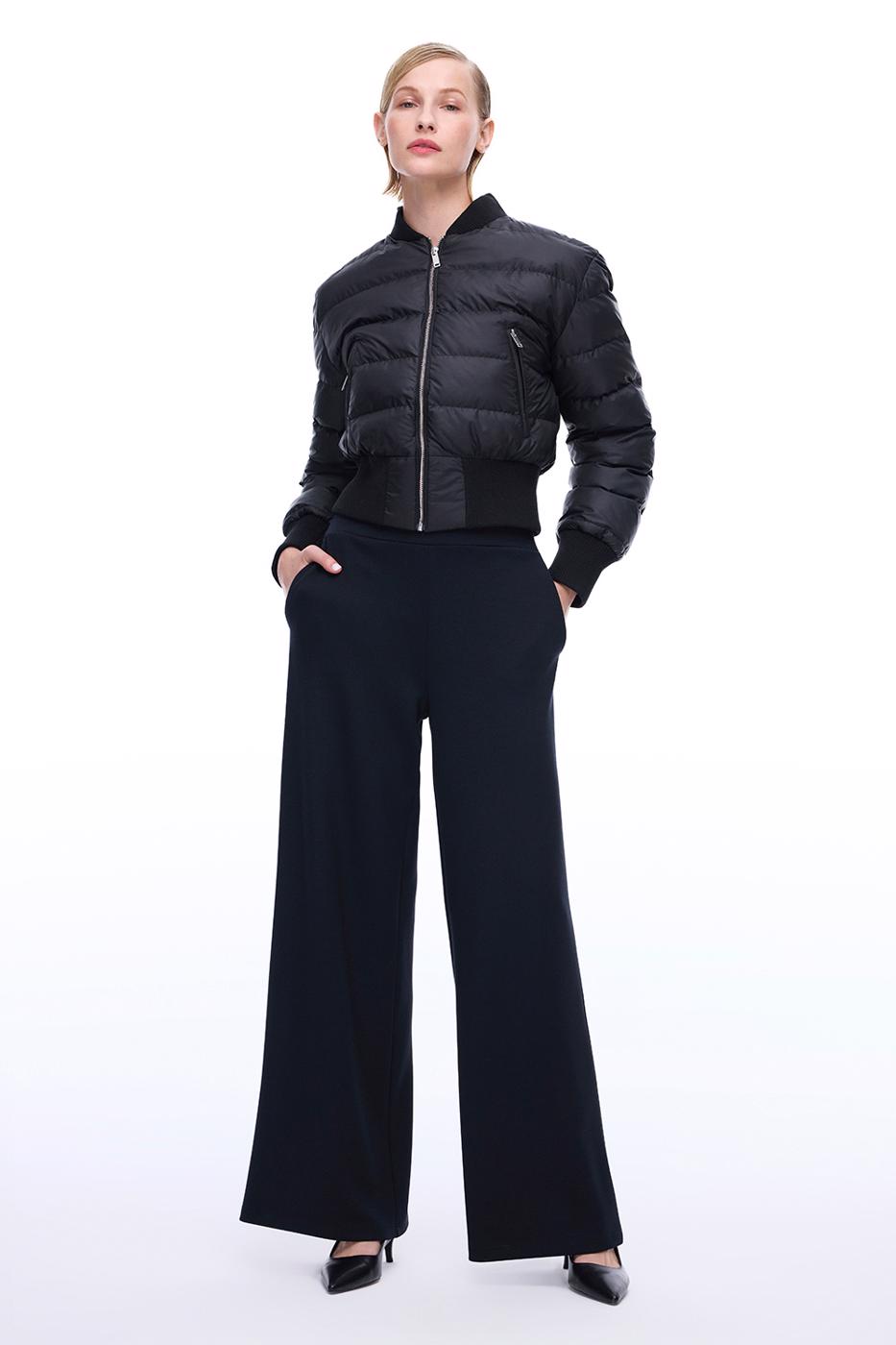 Bayan SİYAH Arnes Regular Fit Uzun Boy Siyah Pantolon