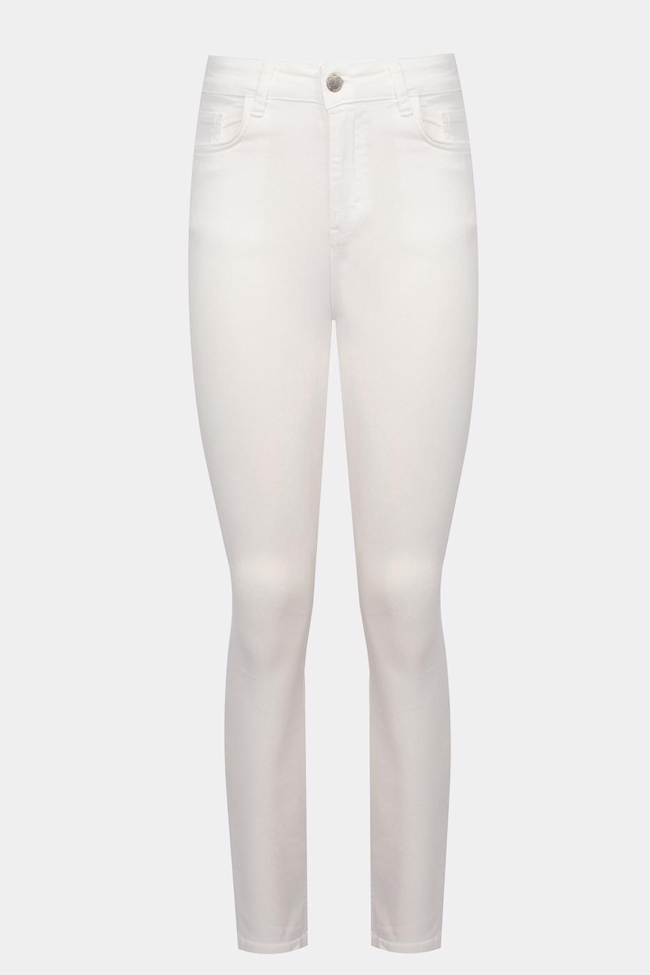 Bayan BEYAZ Norvas Beyaz Renk Kadın Denim Pantolon